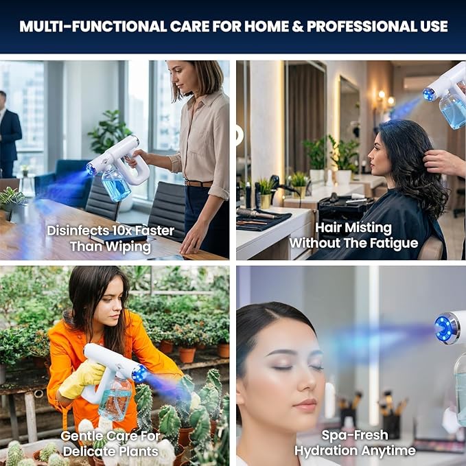 Nano disinfection sprayer, professional blue light disinfection sprayer