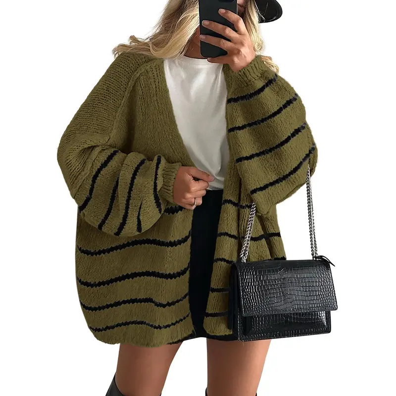 PrettyGarden Women's Oversized Cardigan Sweater - Lightweight Knit