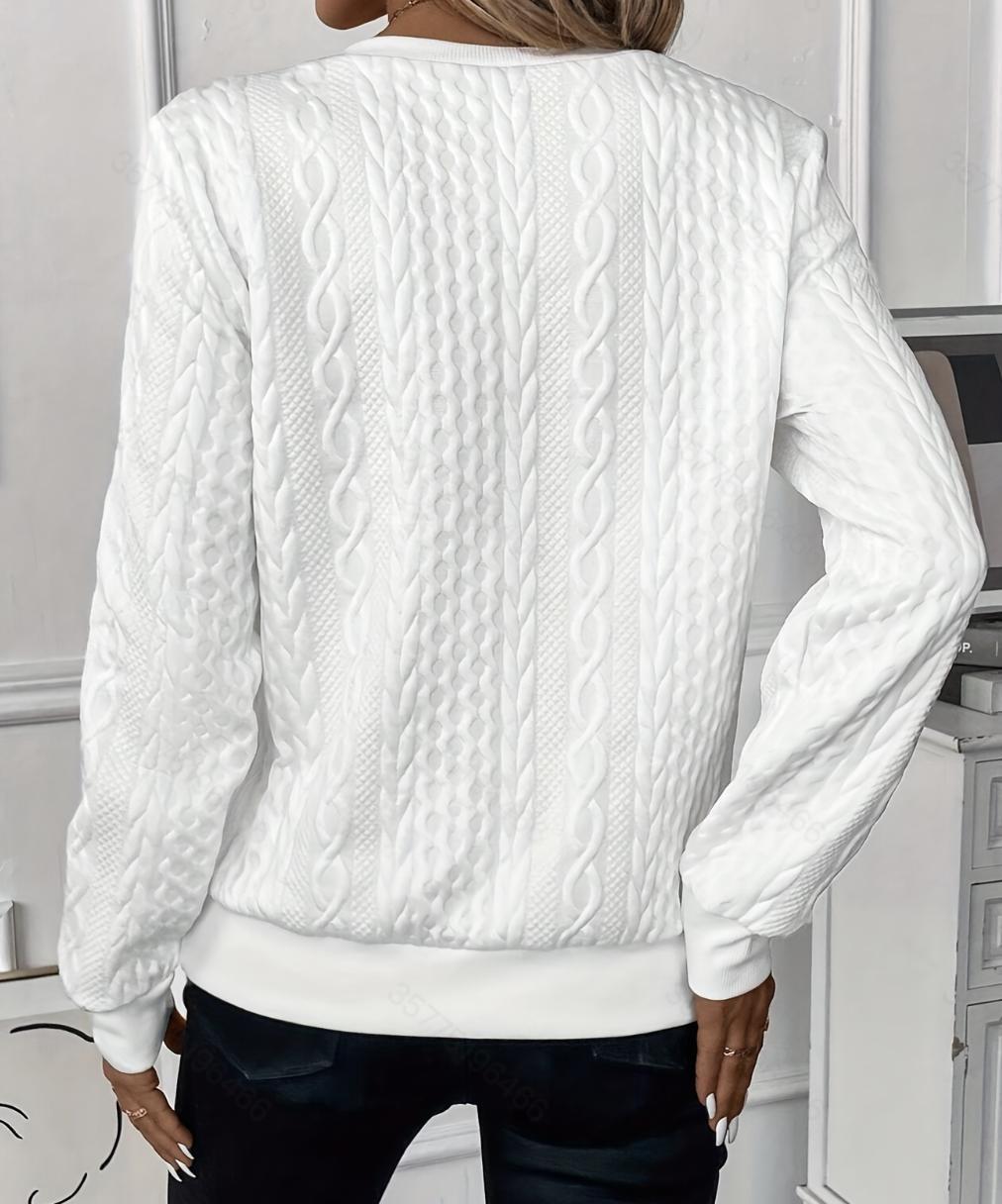 Casual knit sweater