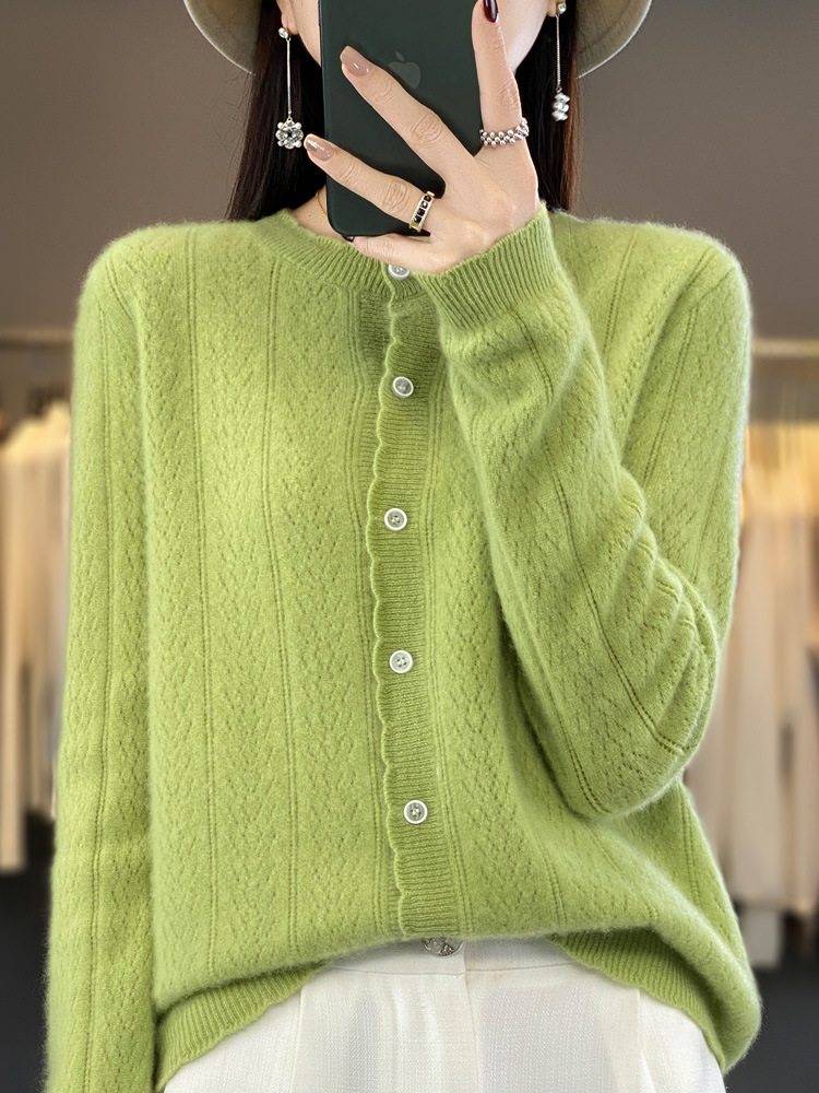 Luxury 100% Natural Pure Wool Sweater, Ultra Light Weightless Cozy Knit Pullover, Soft Delicate Warm Breathable Premium Wool Apparel