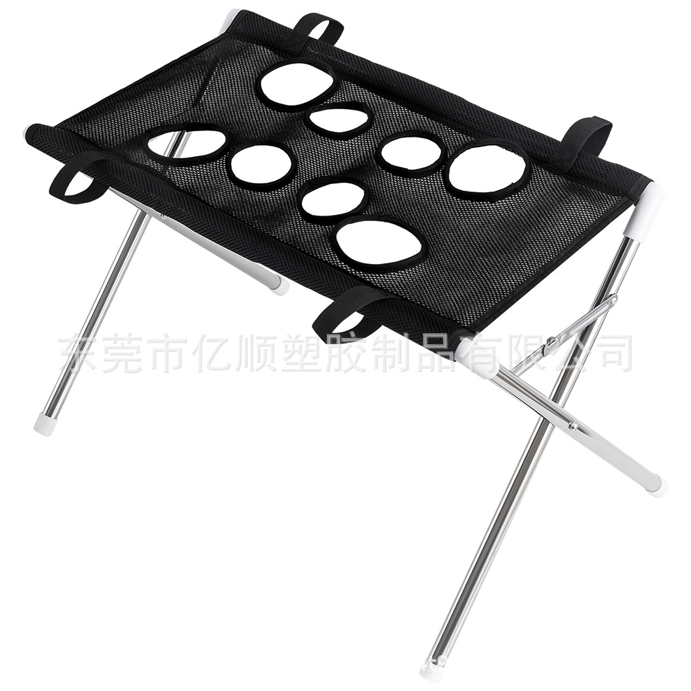 Iron Pet Grooming Hammock - 8-Hole Design Anti-Escaping Cats Sling | Polyester Cloth Kitten Grooming Hanger | for Cats Dogs Kitten Puppy Small Medium Large Breed Indoor Home Hair Cutting Ear Cleaning