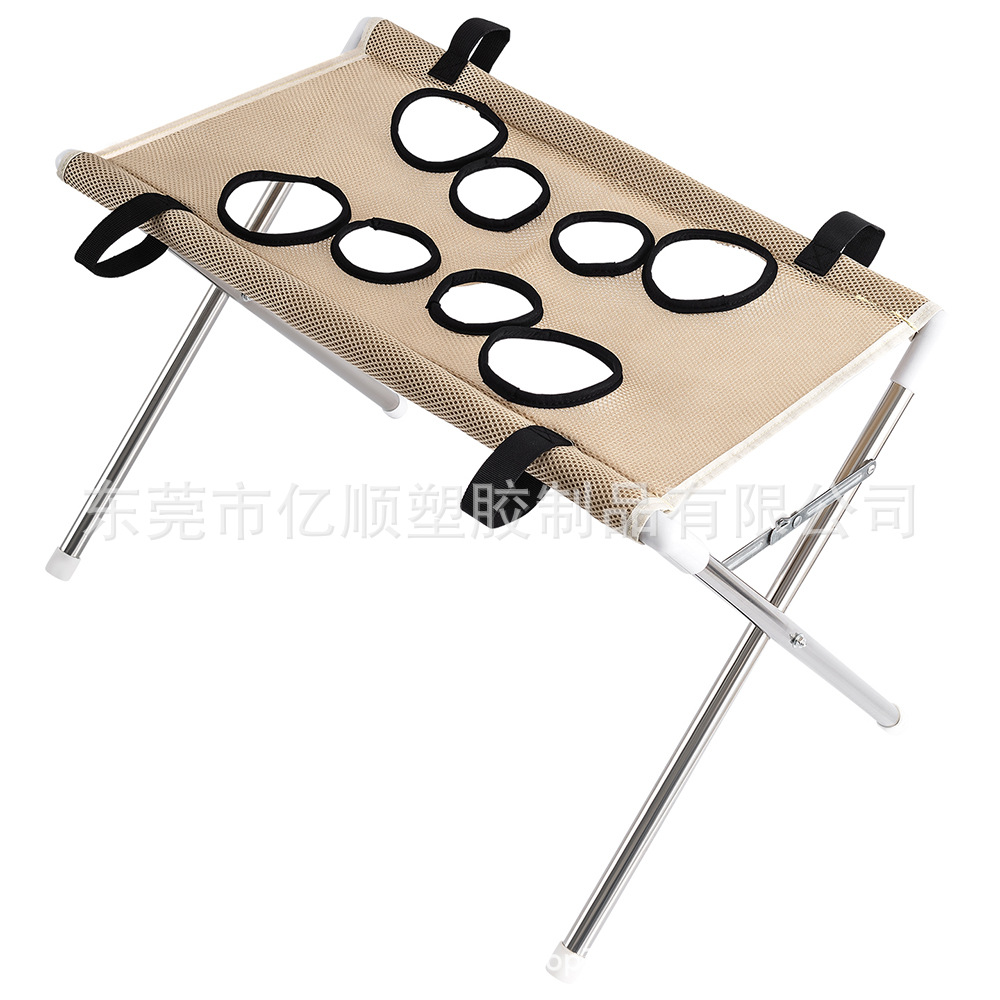 Iron Pet Grooming Hammock - 8-Hole Design Anti-Escaping Cats Sling | Polyester Cloth Kitten Grooming Hanger | for Cats Dogs Kitten Puppy Small Medium Large Breed Indoor Home Hair Cutting Ear Cleaning