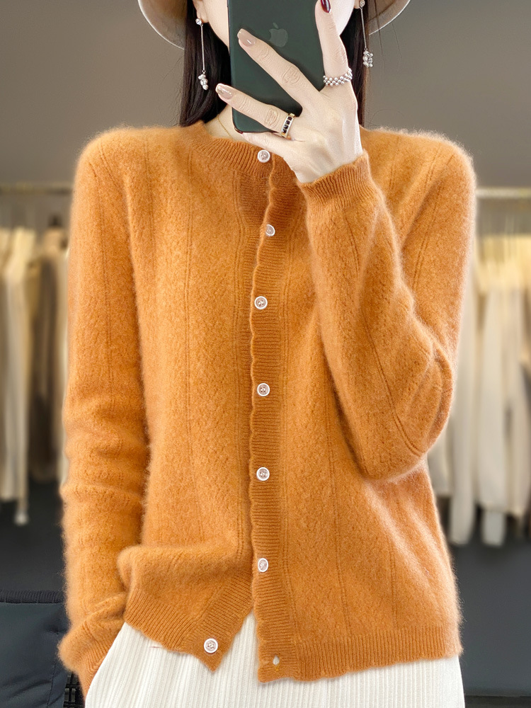 Luxury 100% Natural Pure Wool Sweater, Ultra Light Weightless Cozy Knit Pullover, Soft Delicate Warm Breathable Premium Wool Apparel