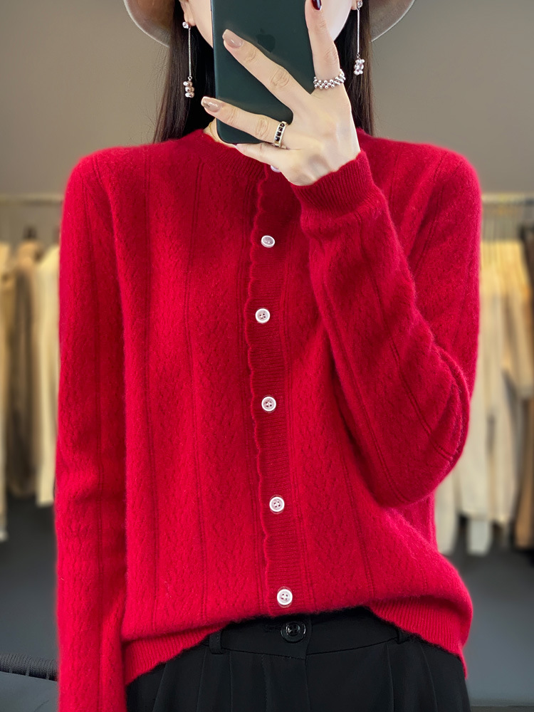 Luxury 100% Natural Pure Wool Sweater, Ultra Light Weightless Cozy Knit Pullover, Soft Delicate Warm Breathable Premium Wool Apparel