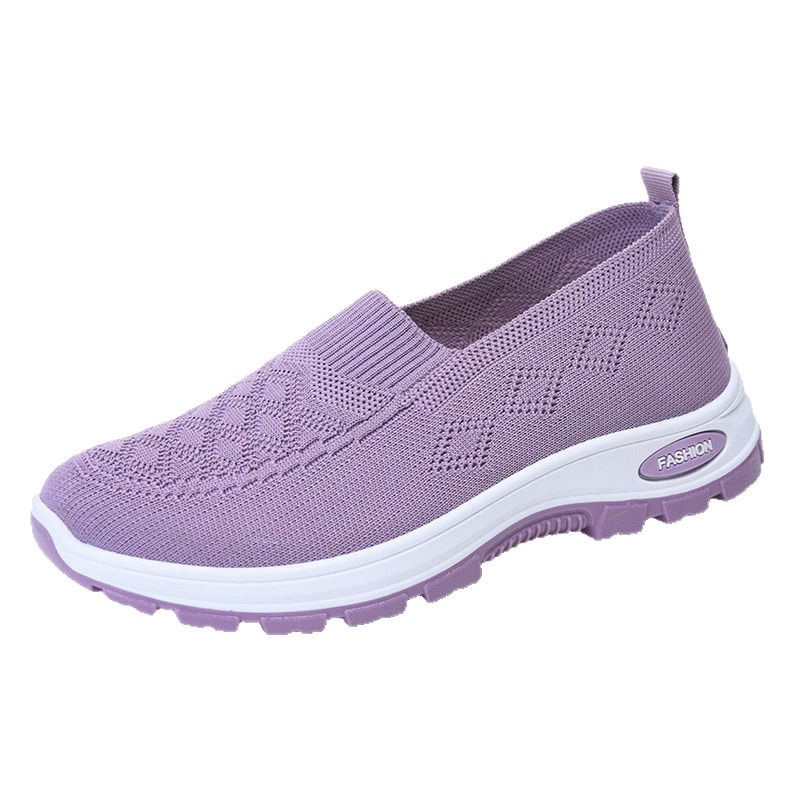  New Women's comfortable breathable knitted sneakers