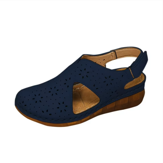 Women's breathable sandals with arch support and orthopedic design.