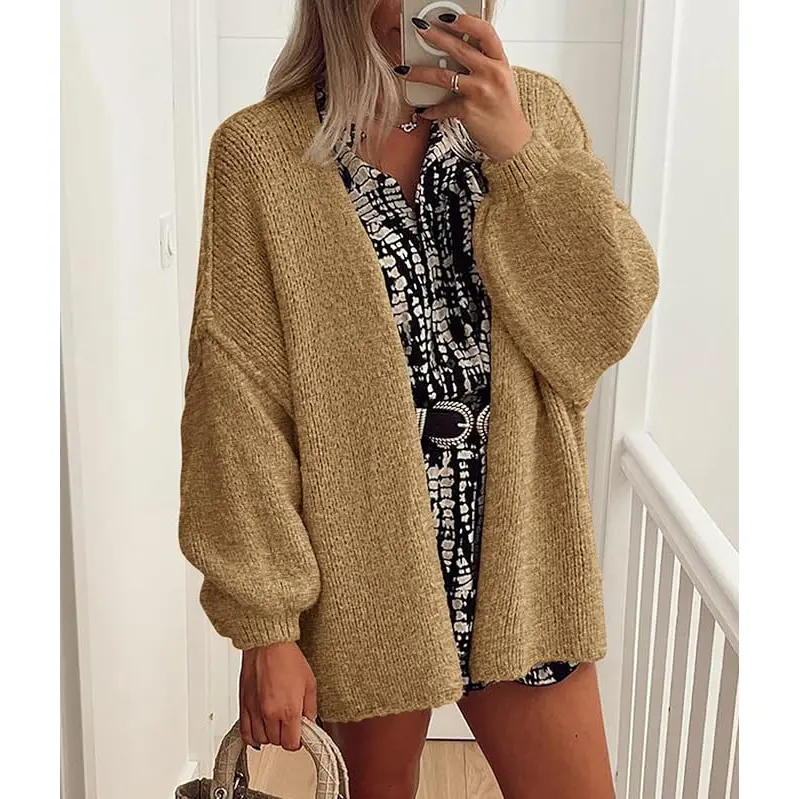 PrettyGarden Women's Oversized Cardigan Sweater - Lightweight Knit