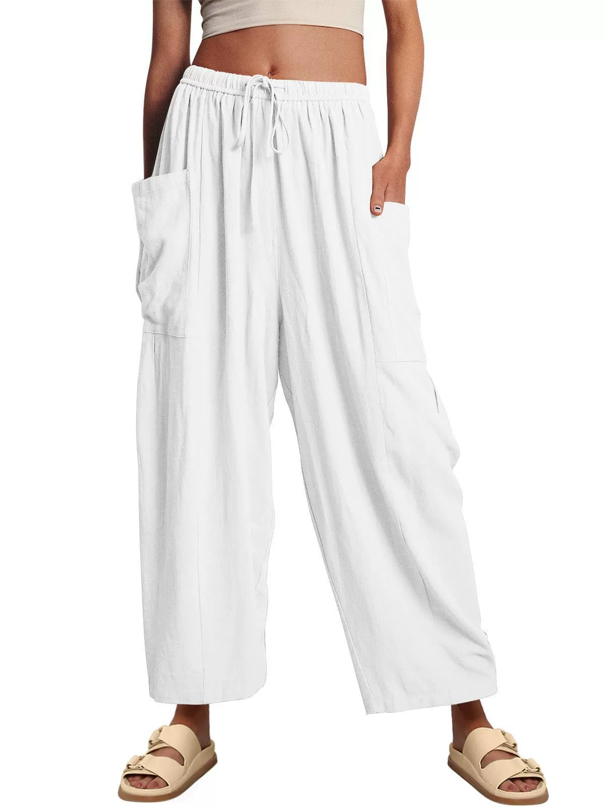 Women's Casual Wide-Leg Pants for Summer