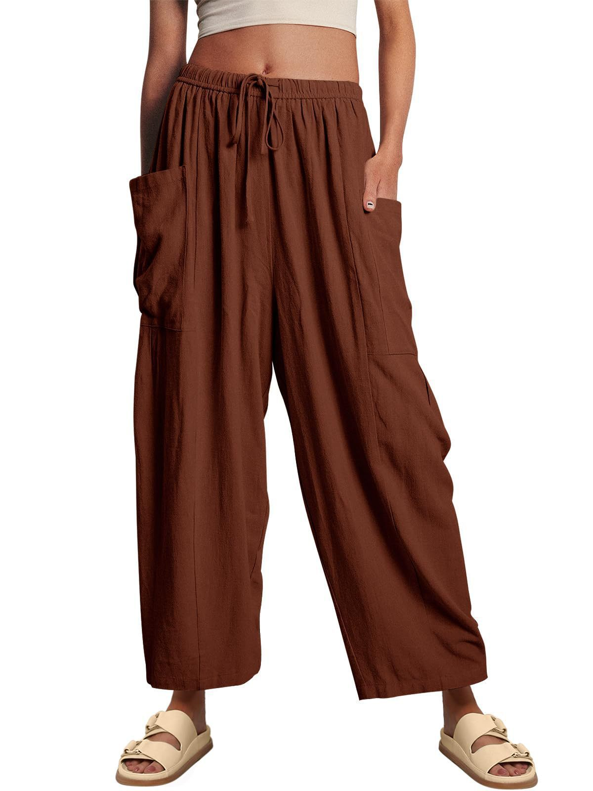 Women's Casual Wide-Leg Pants for Summer
