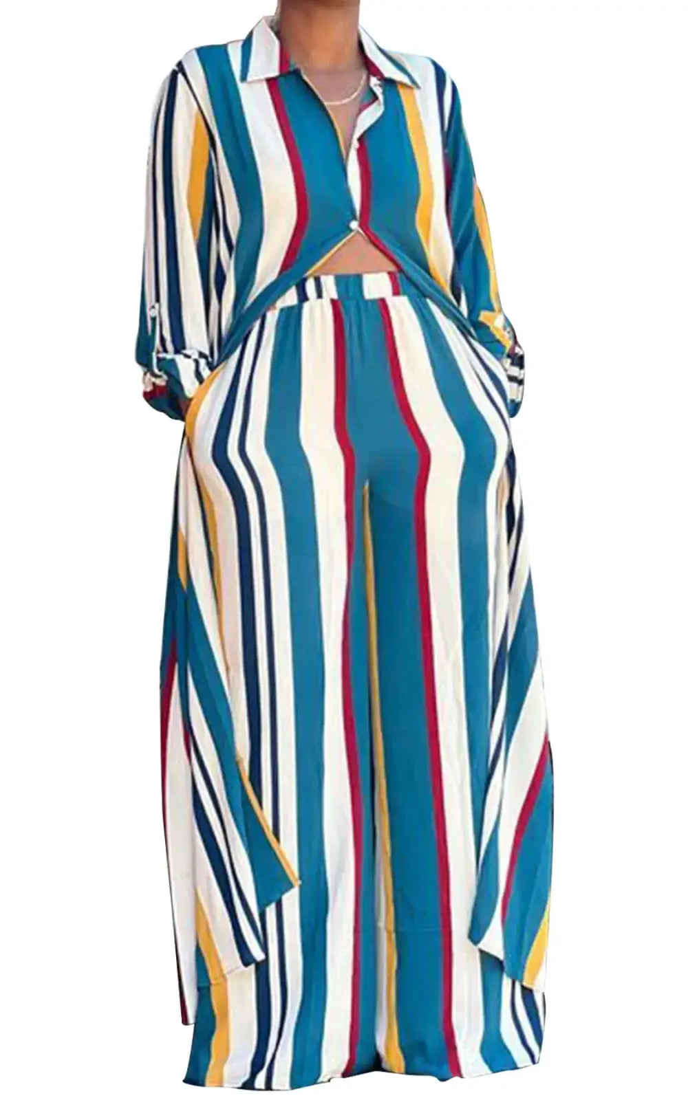 Ensemble Africain Femme 2 Pièces Col V