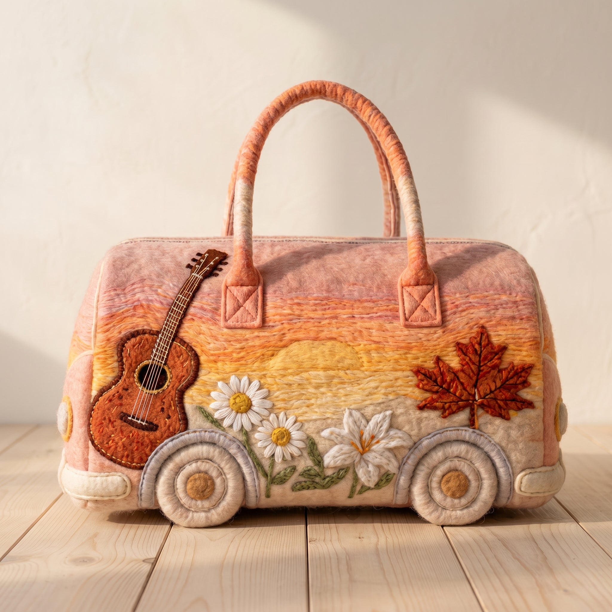 Handquilted Hippie Bus Weekender