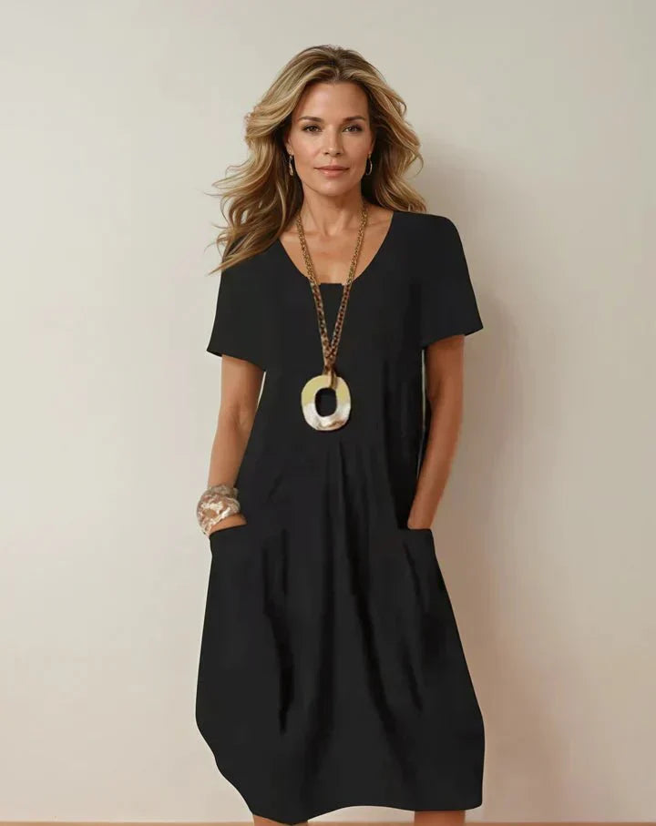 Simple Casual Flow Dress