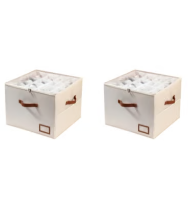 Household Sectioned Sneaker Storage Box — Foldable, Dustproof Shoe Organizer for Wardrobes
