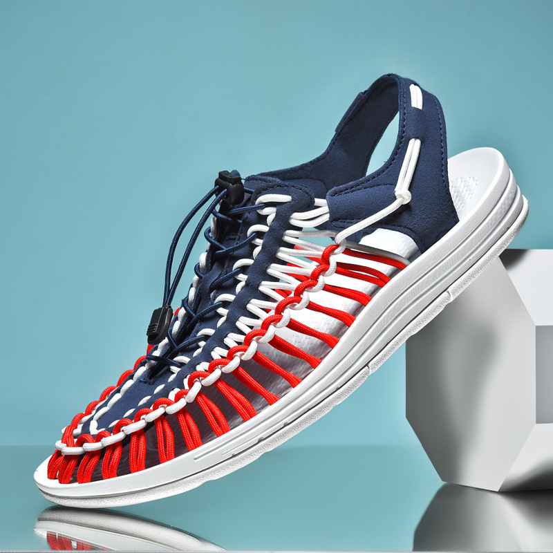 Stylish Casual Woven Sandals — Beach Footwear for Men and Women