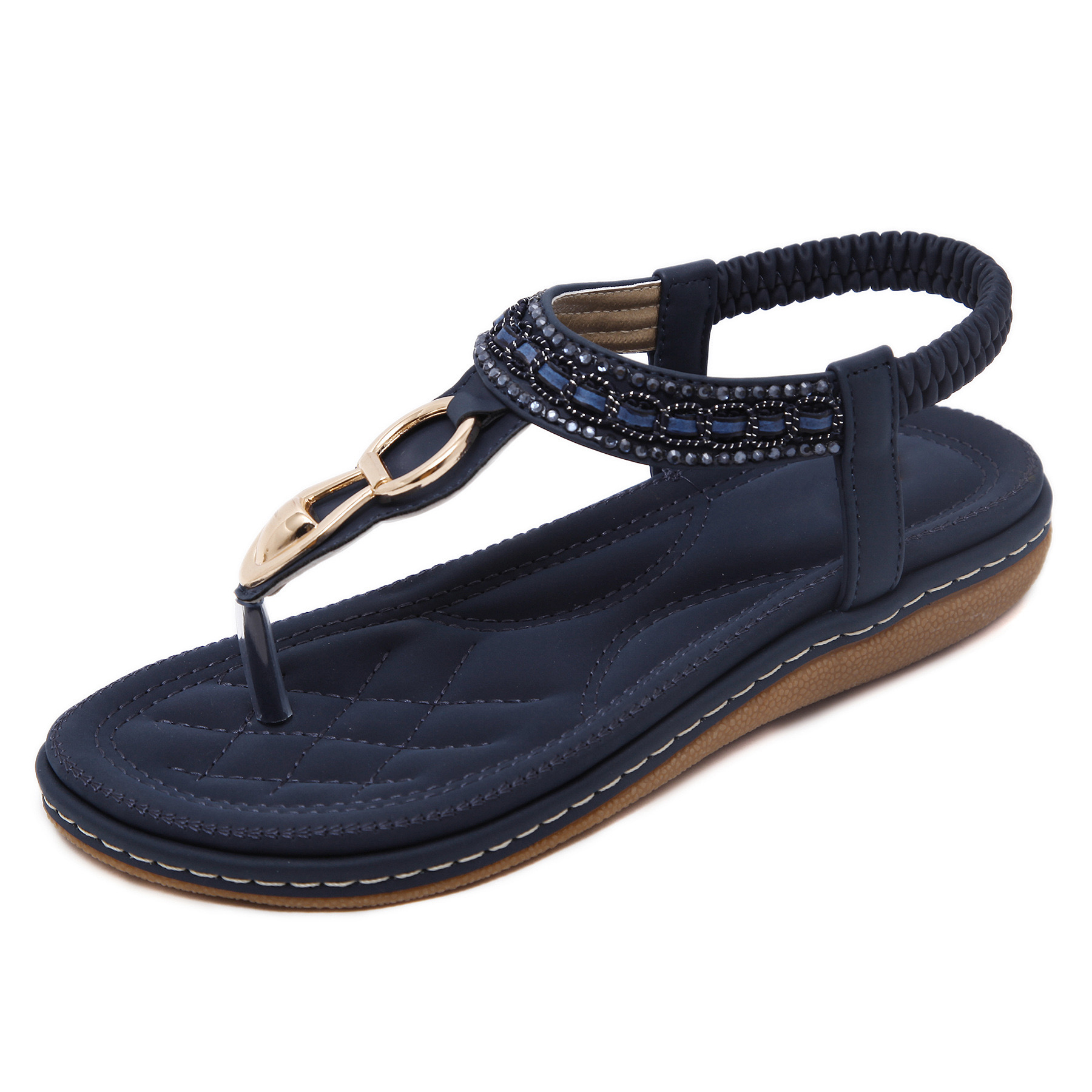 🔥Last Day 70% OFF -T-Strap Elastic Ankle Strap Sandals