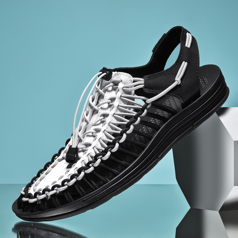 Stylish Casual Woven Sandals — Beach Footwear for Men and Women