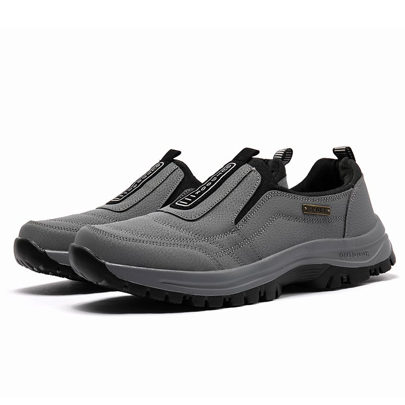 MEN'S EXTENDED WIDTH FOOT COMFORTABLE SNEAKERS WITH ARCH SUPPORT AND SHOCK ABSORPTION