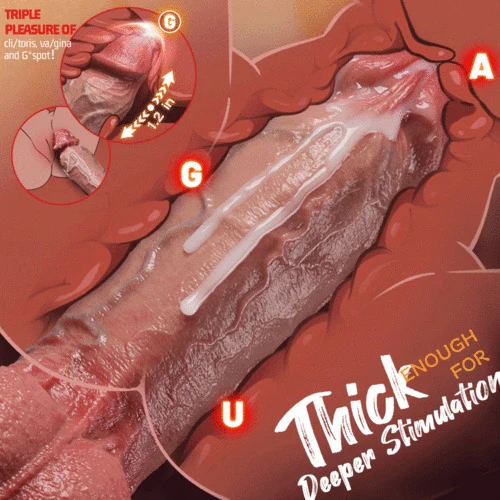 💥Diameter 2.36" Giant Realistic Enlarged Penis – 3-in-1 – 💖Forbidden Lover™