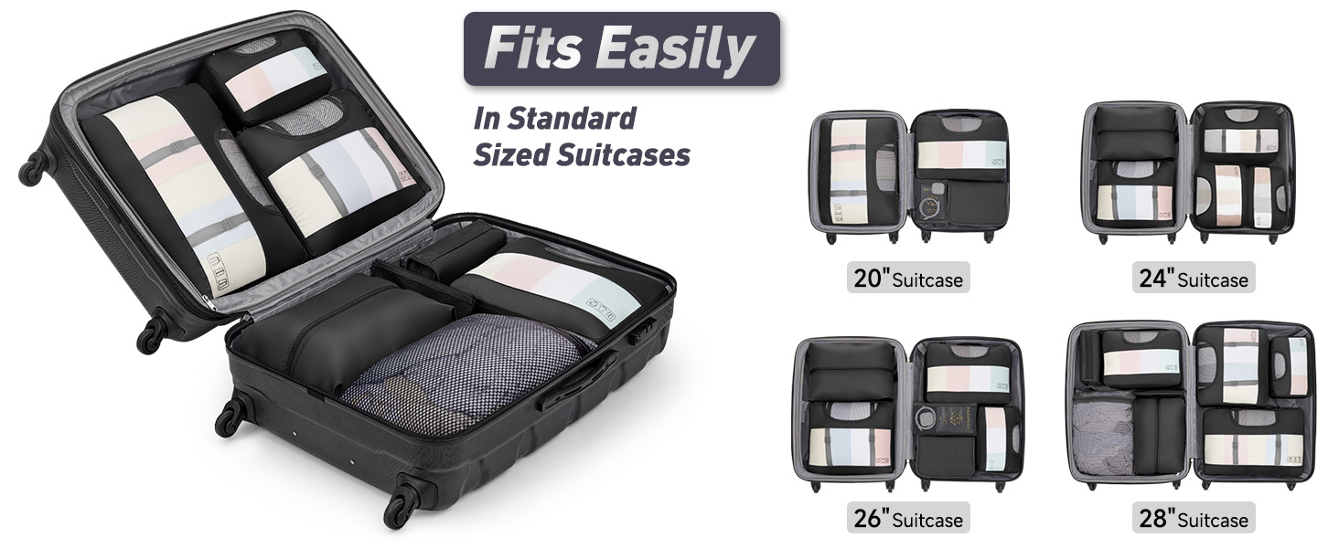 Fits easily in standard sized suitcases