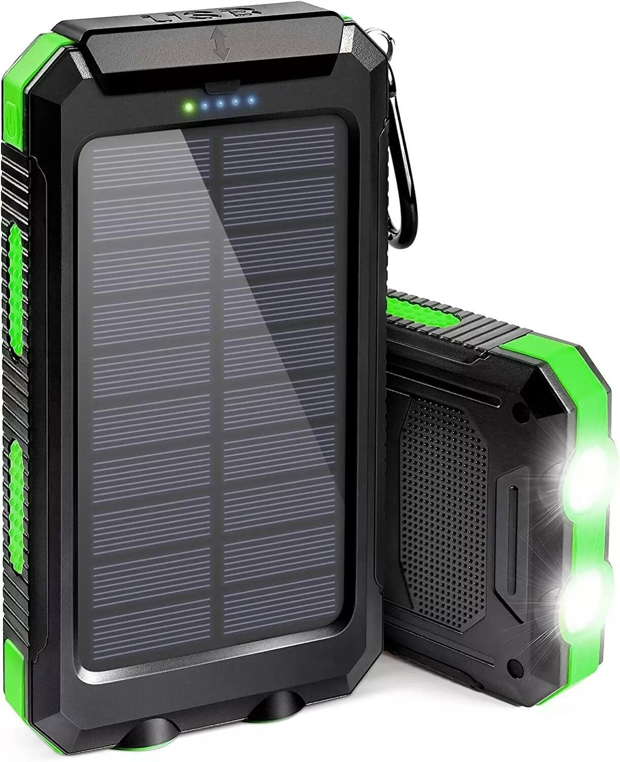 Solar Power Bank Pro 20,000mAh with Twin Flashlight