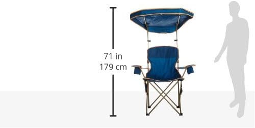 Quik Shade Max Shade High and Wide Folding Camp Tilt UV Sun Protection Canopy Chair