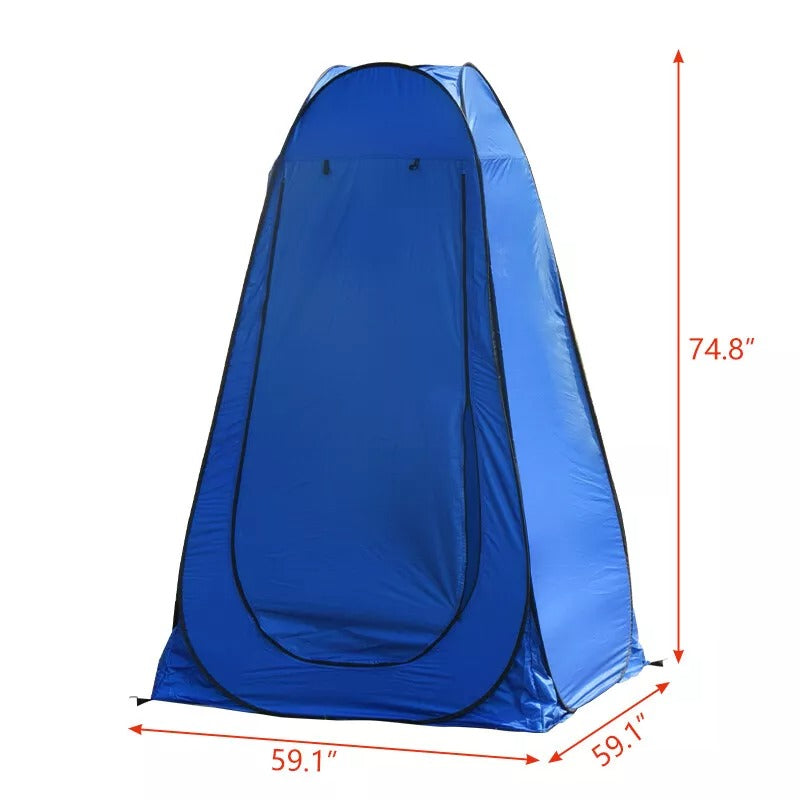 Pop Up Portable Privacy Shower Tent – Waterproof UV-Resistant Camping Shelter
