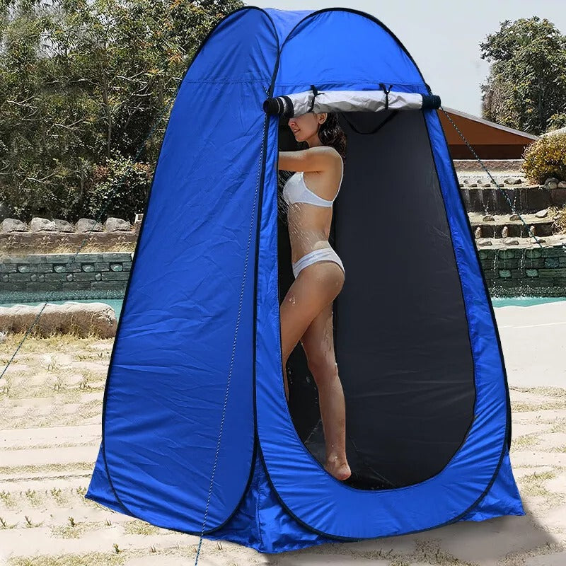 Pop Up Portable Privacy Shower Tent – Waterproof UV-Resistant Camping Shelter
