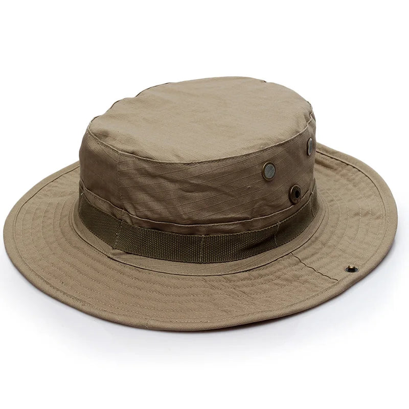 Military Boonie Hat – Tactical Camo Army Bucket Hat, Jungle & Kryptek Floppy Hat for Hunting, Hiking, Fishing, Outdoor Survival