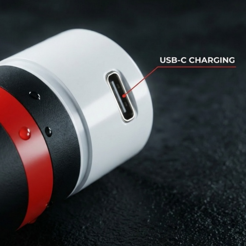 Wiederaufladbar via Type-C