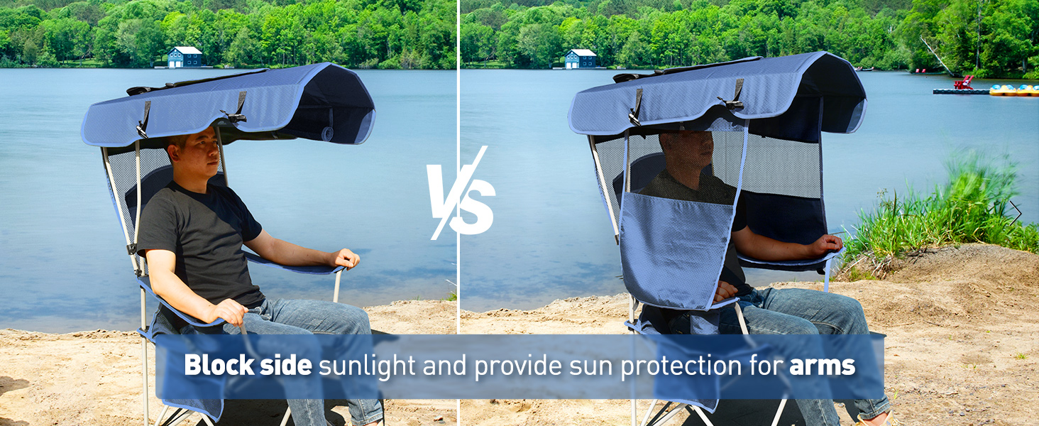 beach chair with canopy