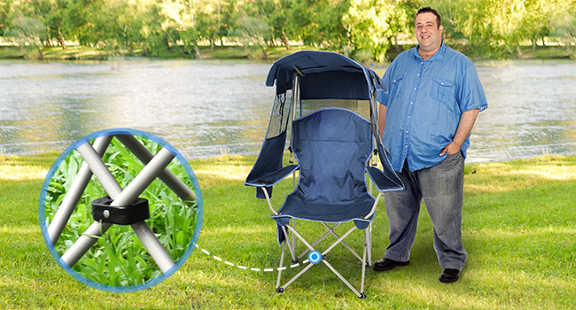 beach chair with shade canopy for adults