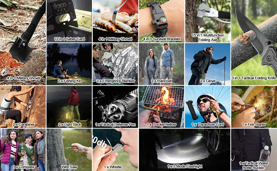 Camping survival kit