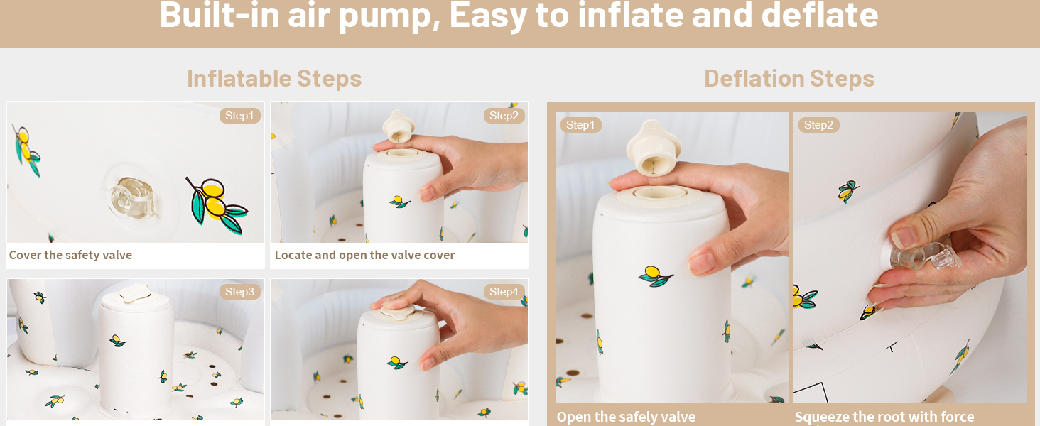 easy to inflate and deflate