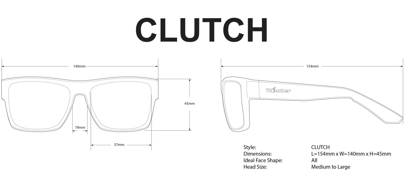 CLUTCH BOMB ANSI Z87+ Safety Sunglasses with Removable Side Shields 100% UVA UVB Protection Shatterproof Construction Gear CLUTCH BOMB ANSI Z87+ Safety Sunglasses with Removable Side Shields 100% UVA UVB Protection Shatterproof Construction Gear