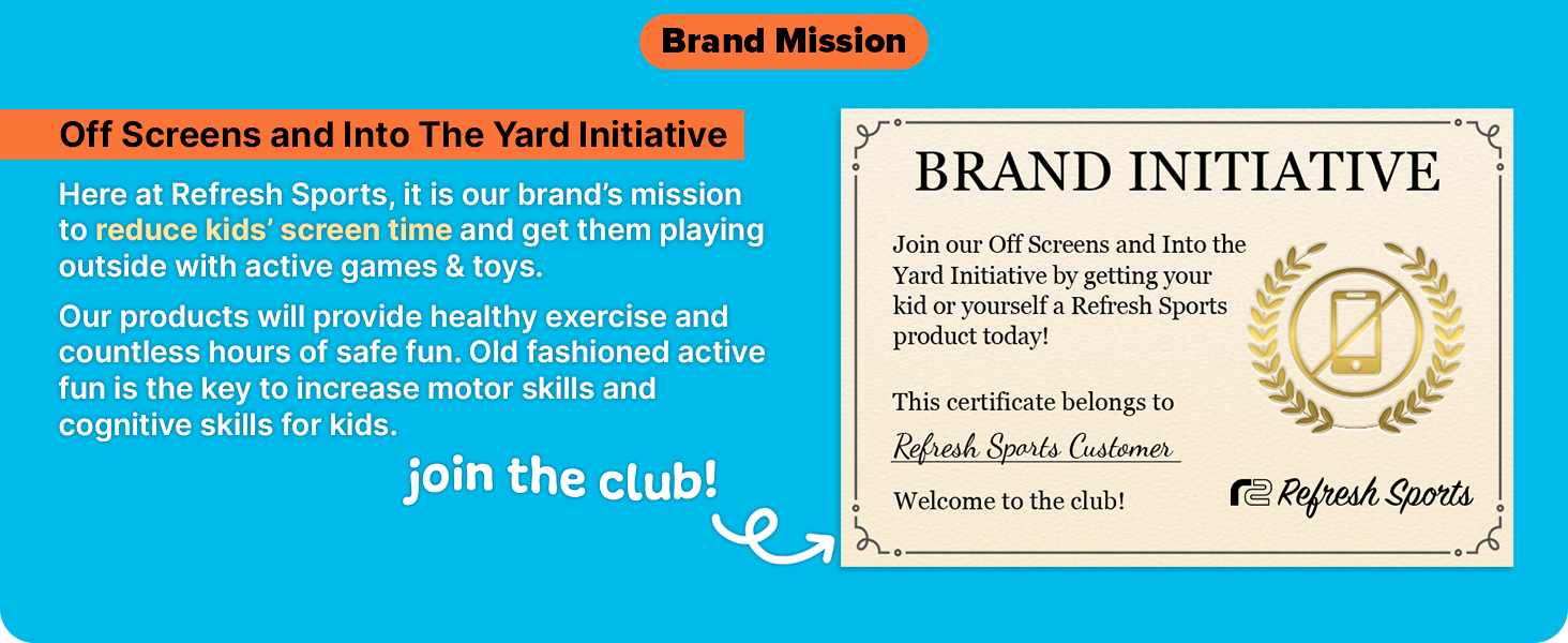 Refresh Sports Brand Mission