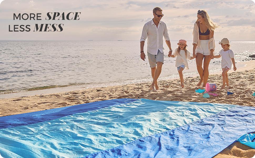 family life with wekapo beach blanket sand free extra large