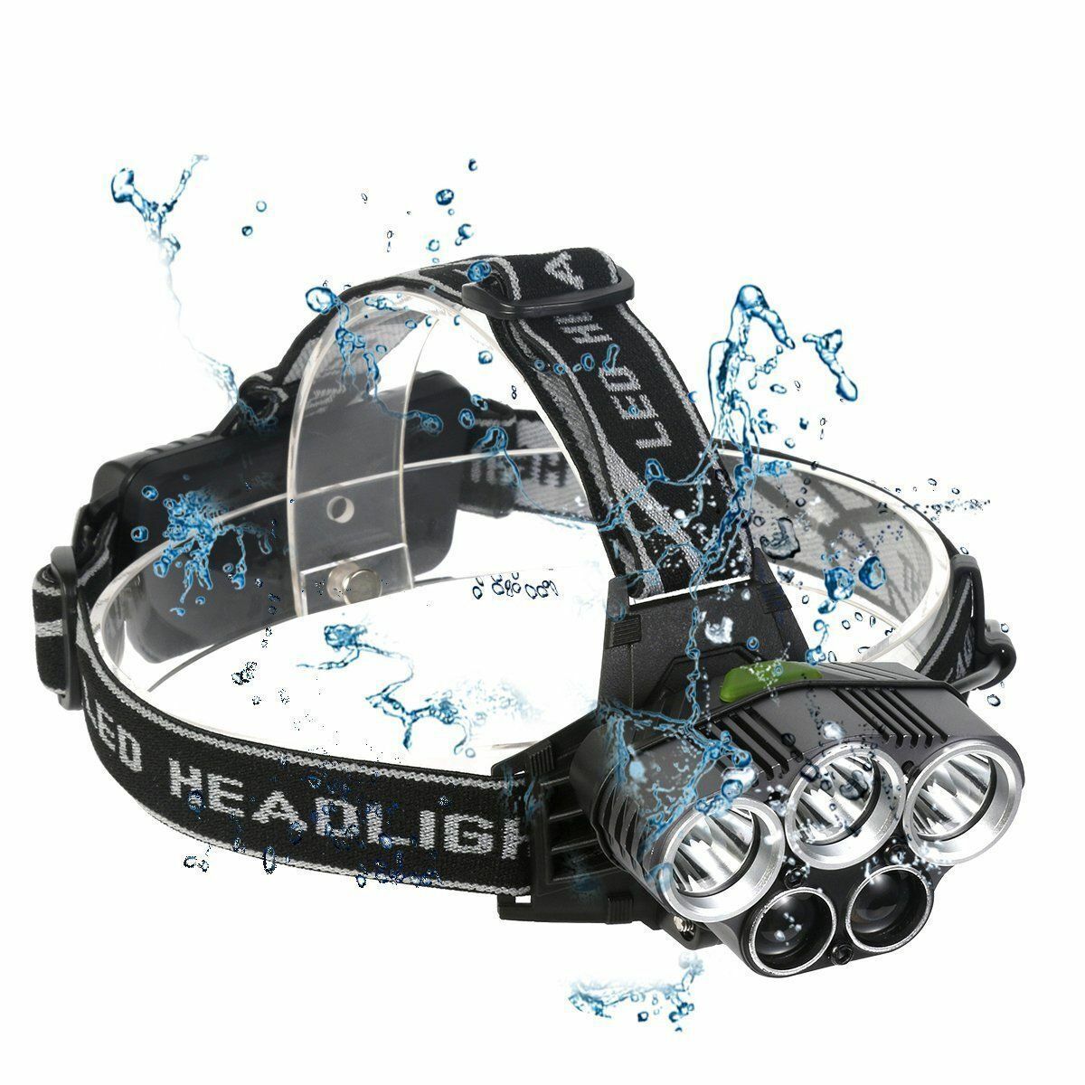 High Power 5X LED Waterproof Headlamp Kit