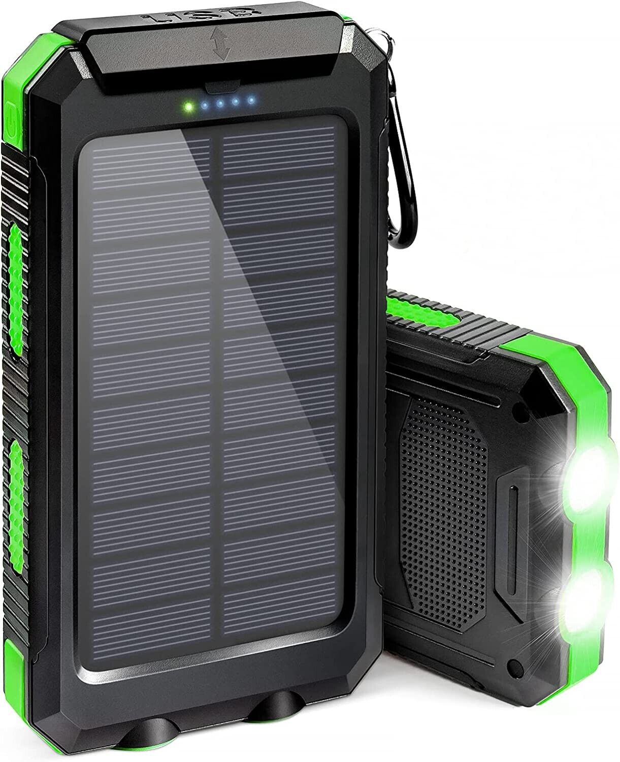 Solar Power Bank Pro 20,000mAh with Twin Flashlight