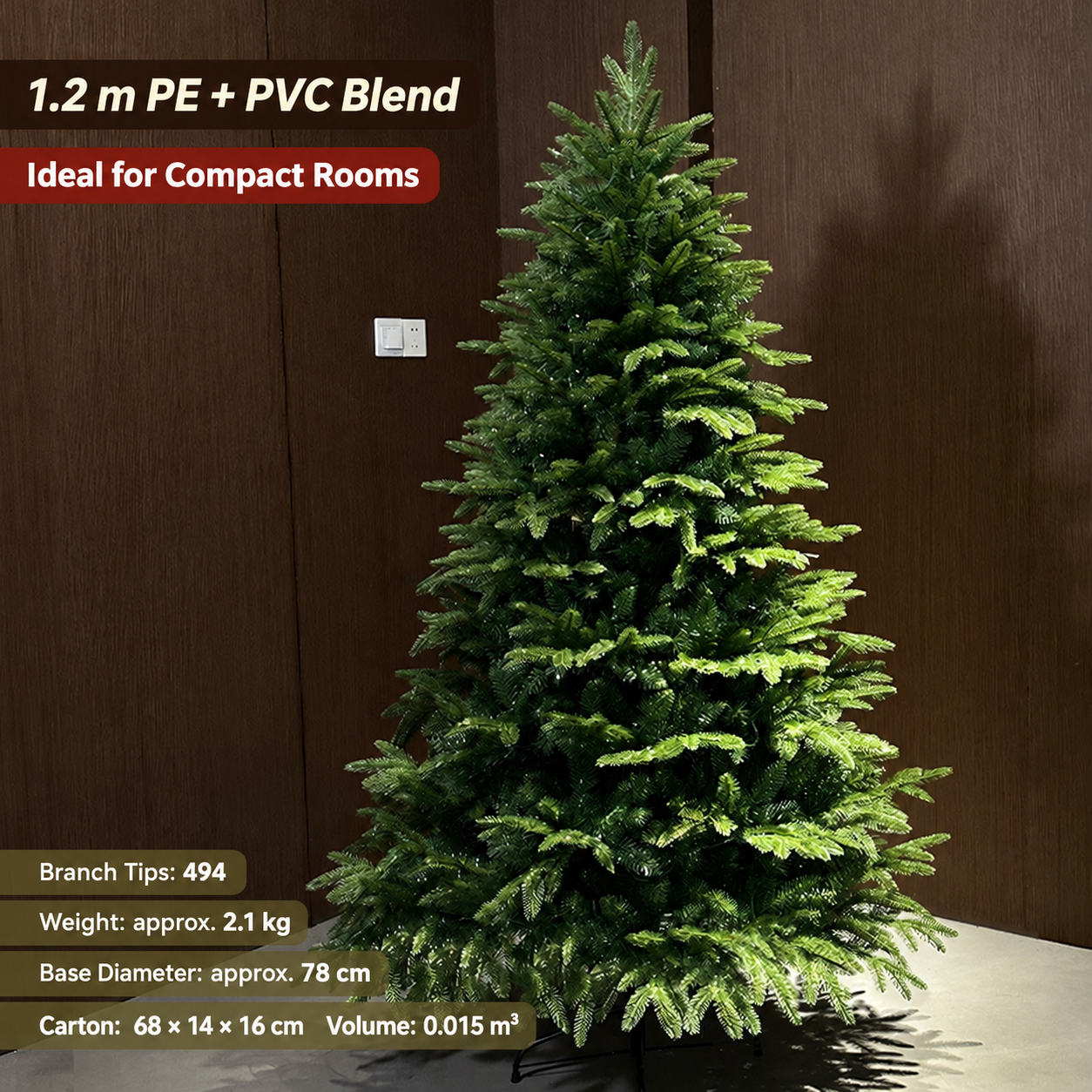 Light-up Christmas tree
