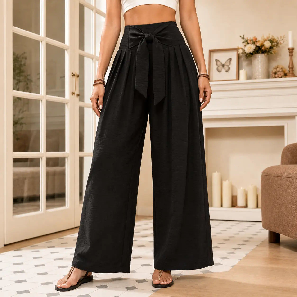The Amalfi Cooling Wide-Leg Pant