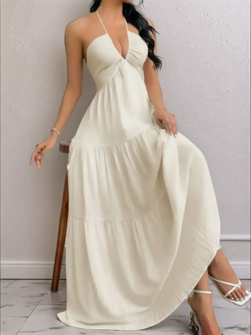 Women's Plain Dress, Summer Clothes Women