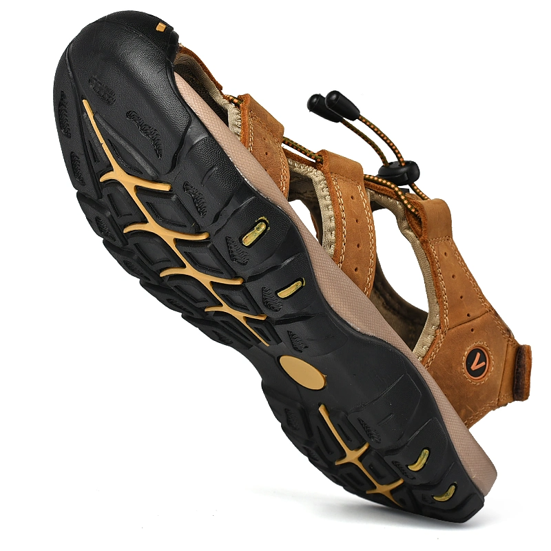 🎁 Don’t Miss 50% -Men’s Leather Support Sandals – Lightweight & Non-Slip