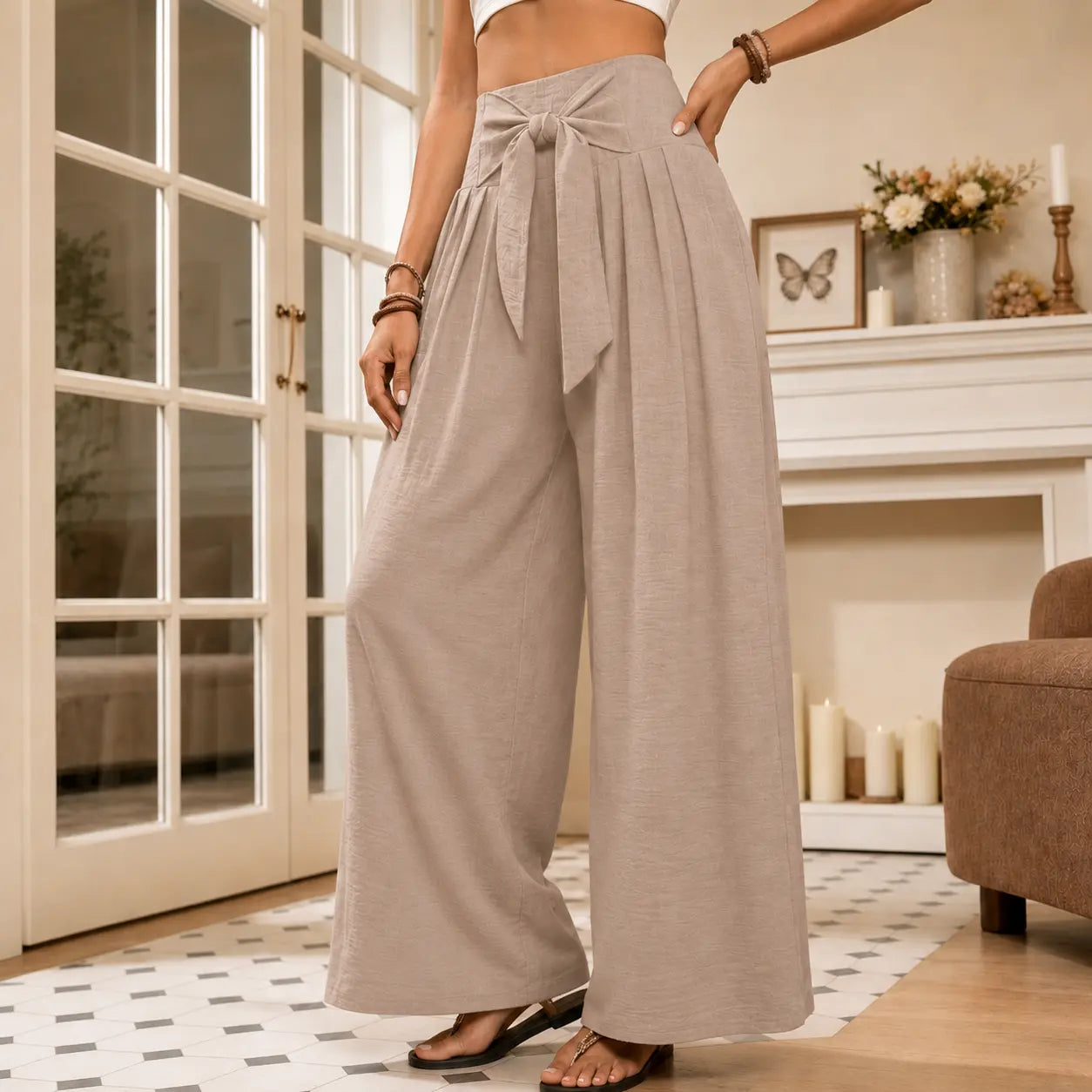 The Amalfi Cooling Wide-Leg Pant