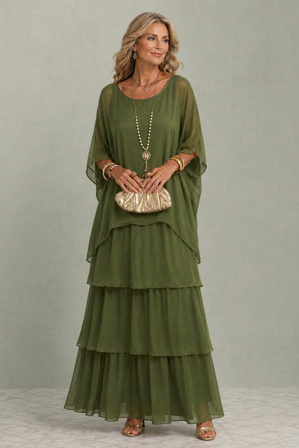 Long and Flowing Elegant Dress