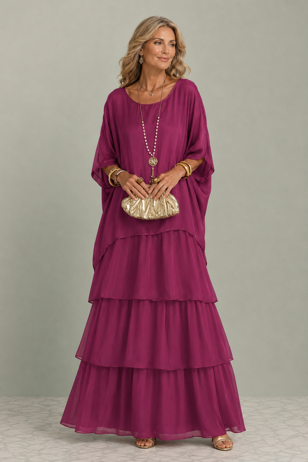 Long and Flowing Elegant Dress