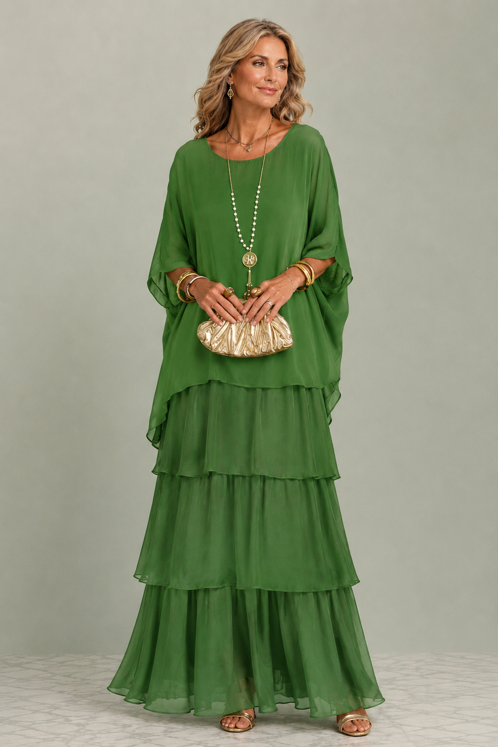 Long and Flowing Elegant Dress