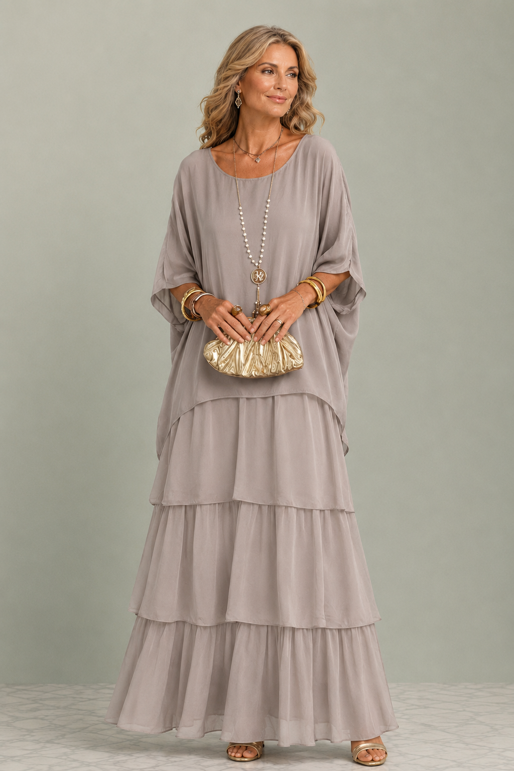 Long and Flowing Elegant Dress