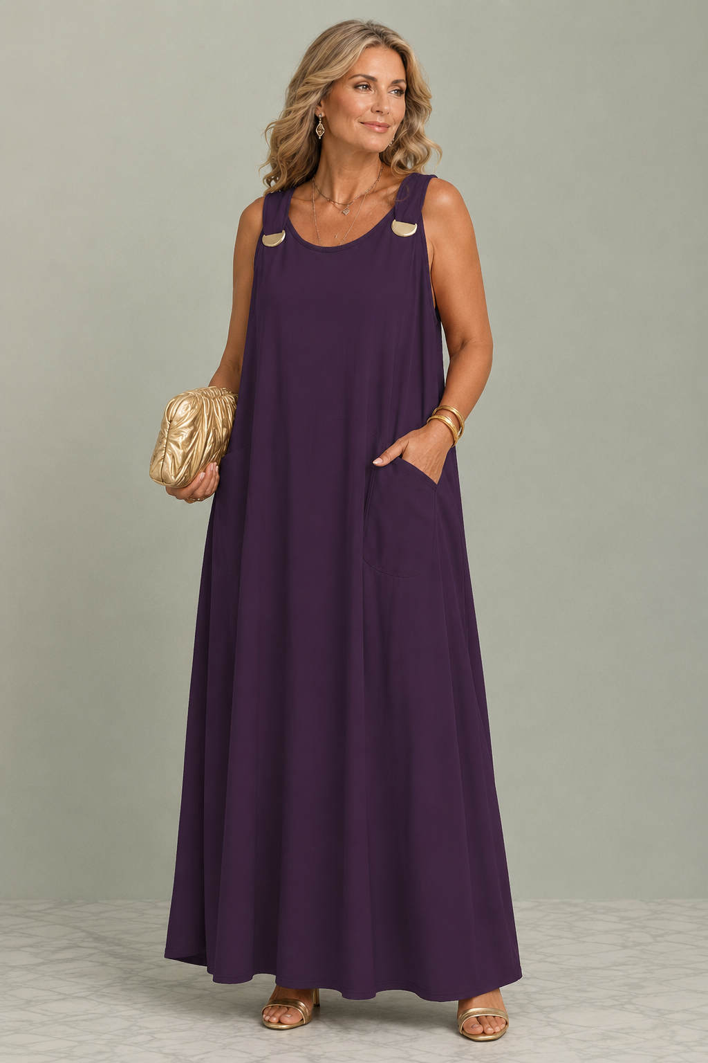 Women's Loose Plain Dress