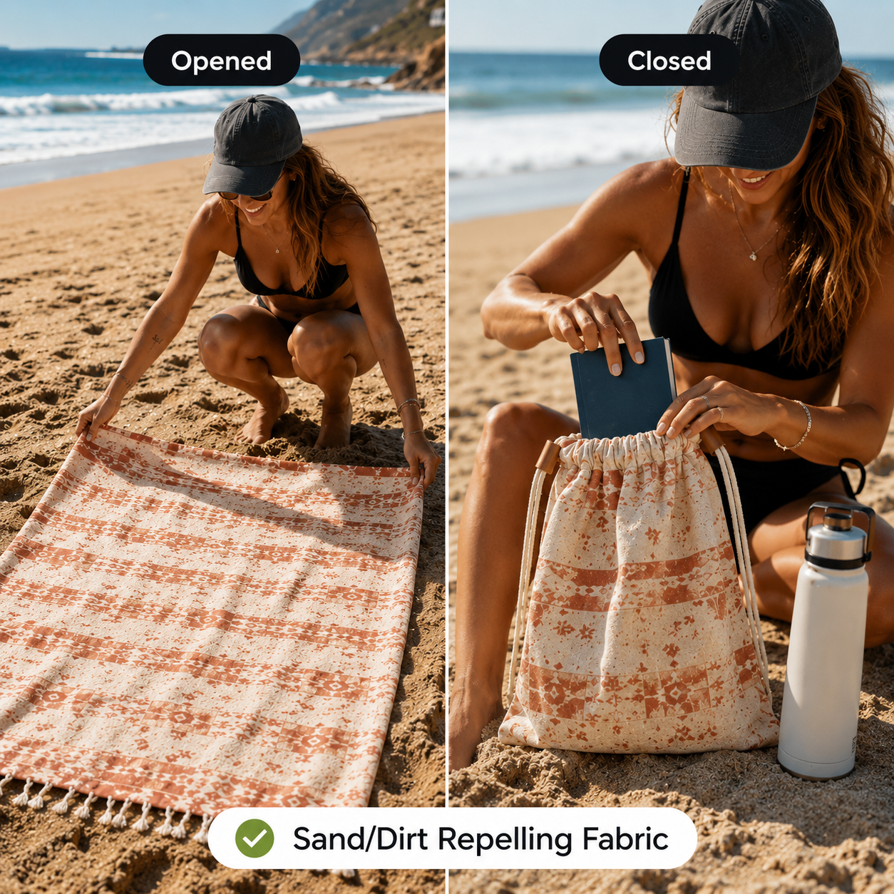 🐢 The Beach Towel That Goes Everywhere With You