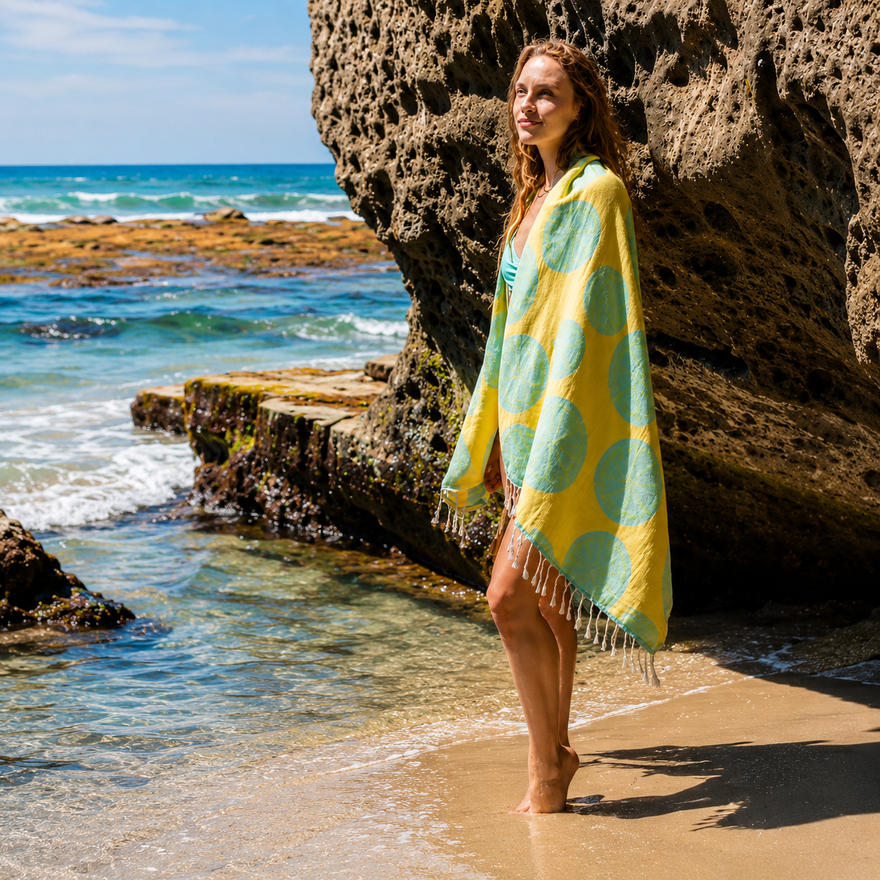 🐢 The Beach Towel That Goes Everywhere With You